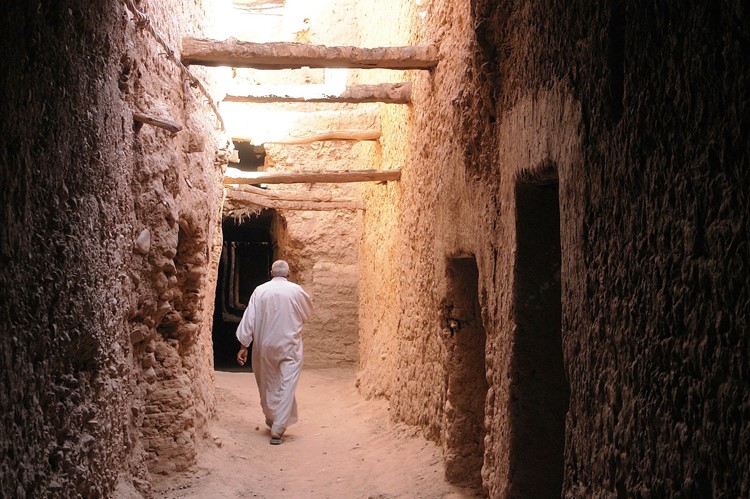 De oude stad van Icht - Marokko